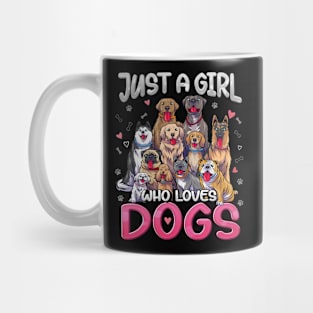 Just A Girl Who Loves Dogs Mug